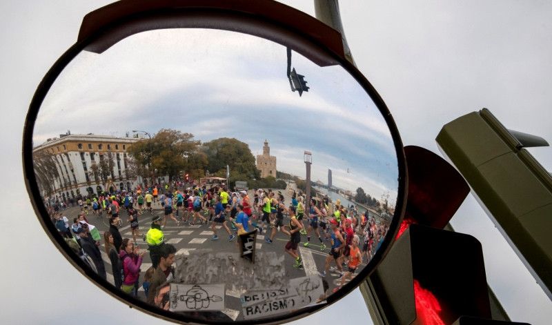 Con tan sólo 33 curvas, el Maratón de Sevilla presenta un recorrido más rápido