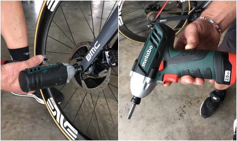 El ciclismo adopta las herramientas de la Fórmula 1 para los cambios de rueda 