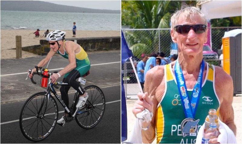 'Kahuna', el triatleta de 82 años que superó el cáncer y la dislexia... y sigue compitiendo