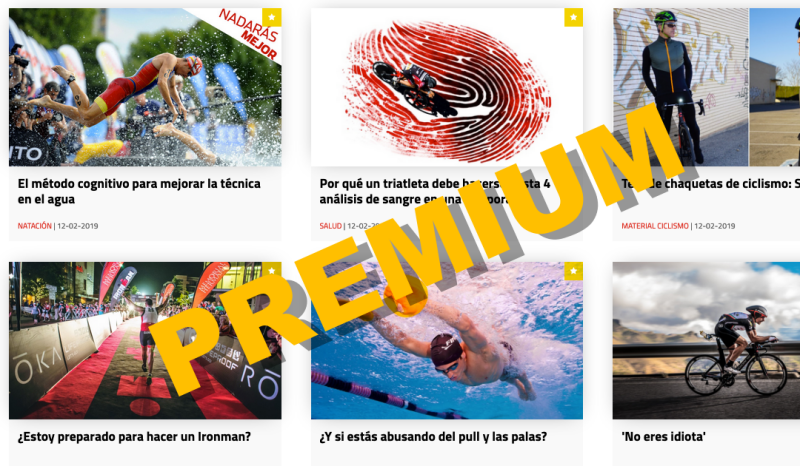 ¿Nos invitas a un café? Hazte usuario Premium de Triatlón  