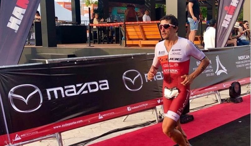 Iván Raña, 13º, y Víctor Arroyo, 11º, en el Ironman 70.3 de Campeche