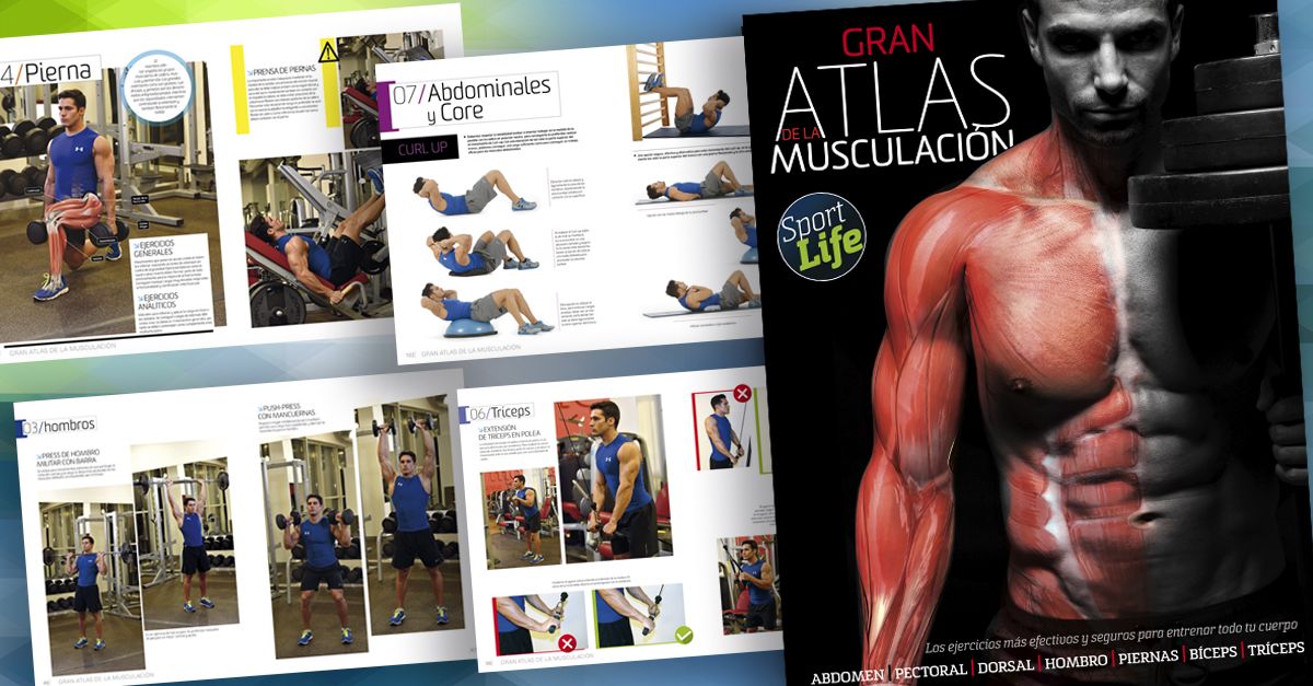 Suscripción 6 números de Triatlón + Libro GRAN ATLAS DE LA MUSCULACIÓN de regalo por sólo 27€.