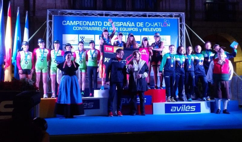 Diablillos Rivas y Ascentium Araba Tri, campeones de España de Duatlón CRE 