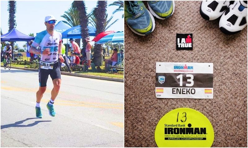Los datos "de récord" de Eneko Llanos en el Ironman de Sudáfrica