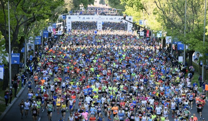 El keniano Kerio y la etíope Insermu destrozan los récords del maratón de Madrid