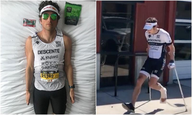 (VÍDEO) Prueba superada: Jesse Thomas corre 5 km en 32'43"... ¡¡con muletas!!