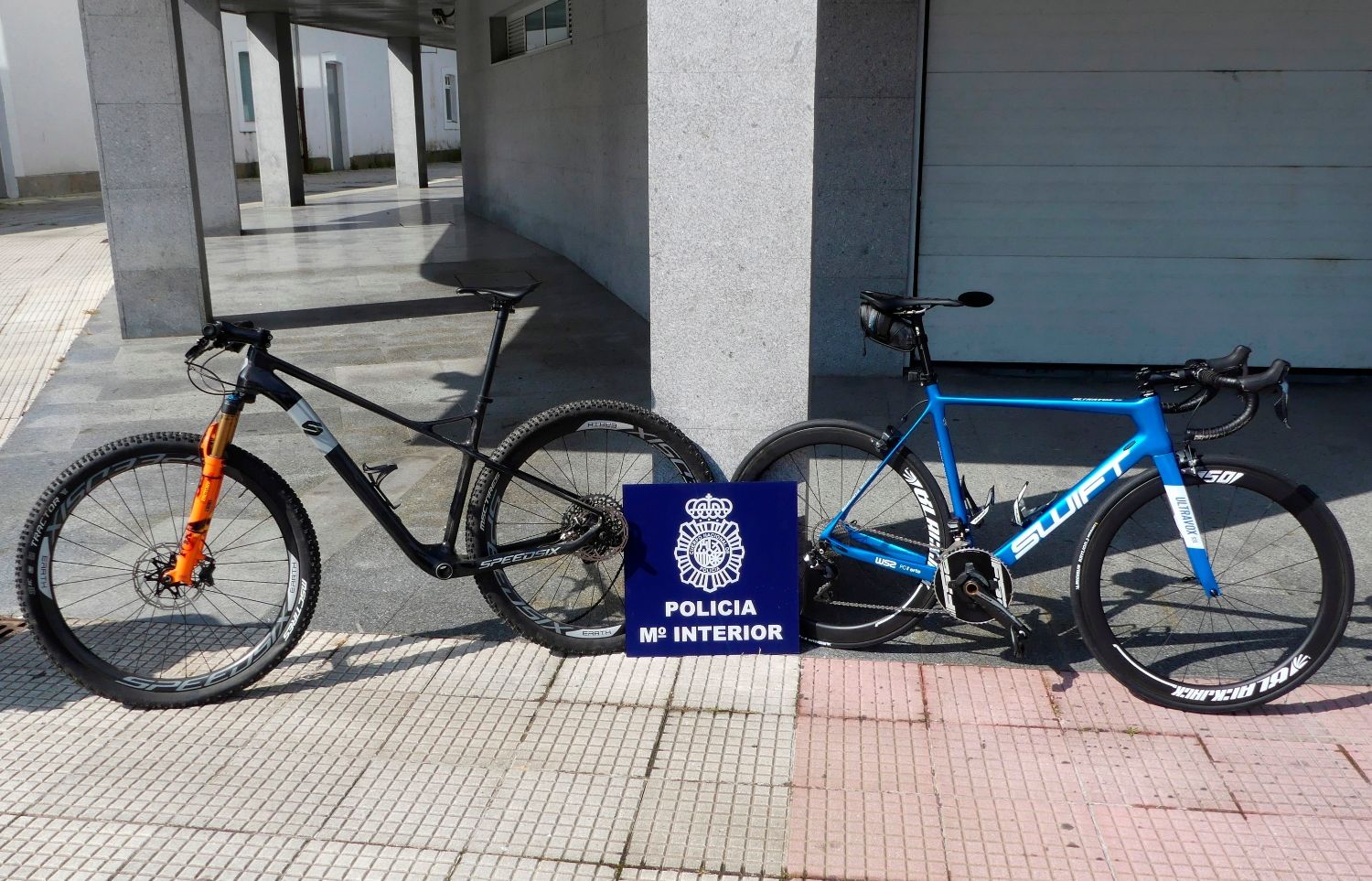 Recuperan las dos bicicletas robadas al ciclista profesional Gustavo César Veloso.