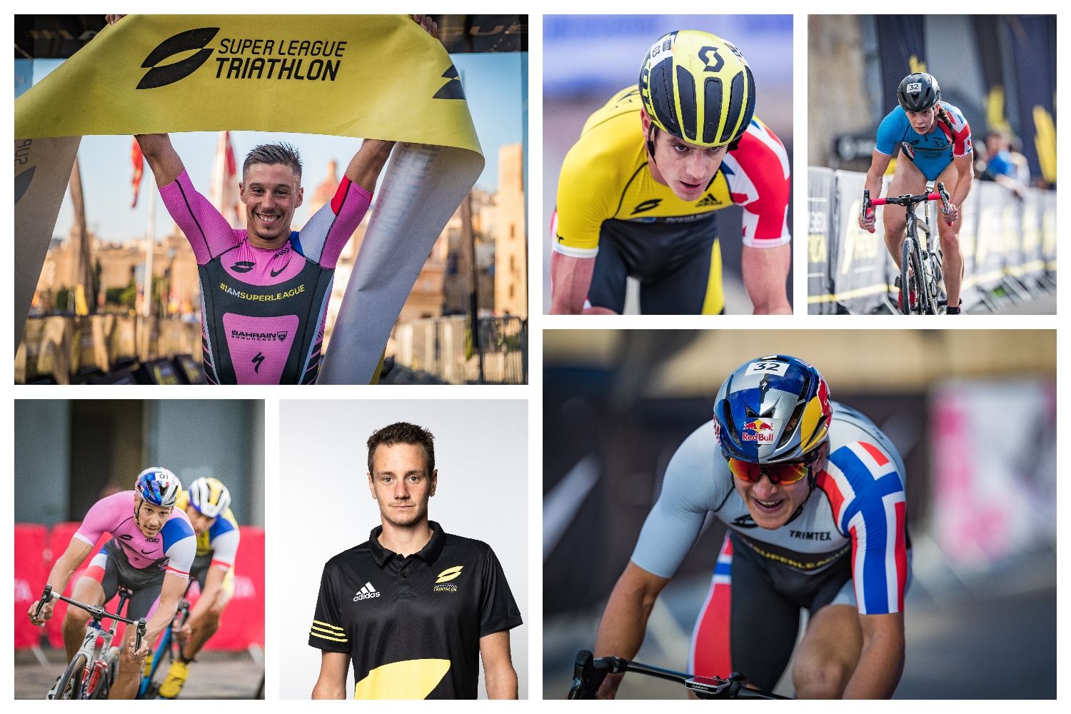 Batalla sobre el rodillo de las grandes estrellas de la Super League Triathlon.