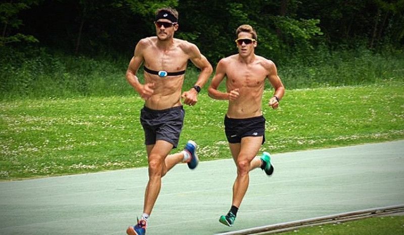 Así fue el entreno en la pista de Jan Frodeno y Nan Oliveras: "20 km de series"