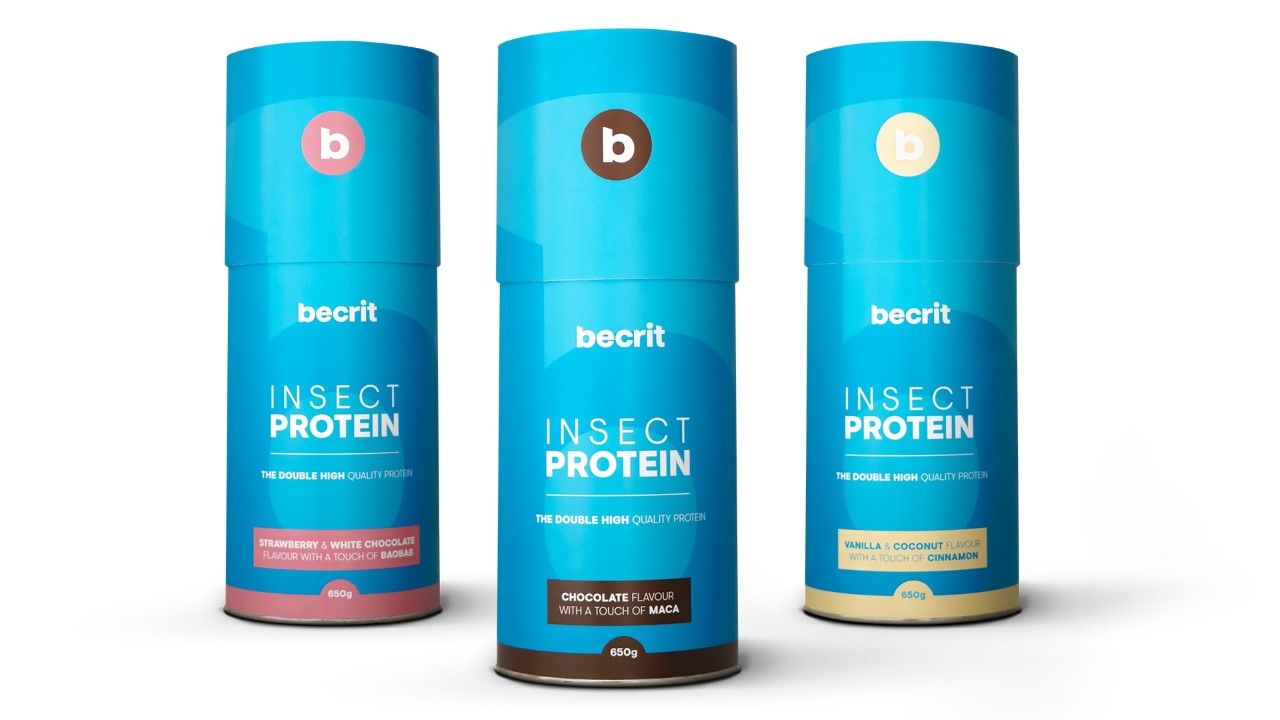Batidos de proteína de insecto para una dieta saludable y sostenible.