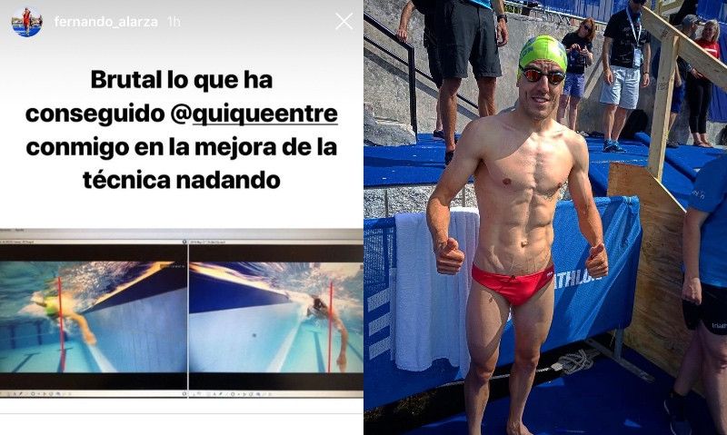 La "brutal" mejora de Fernando Alarza en su técnica de natación