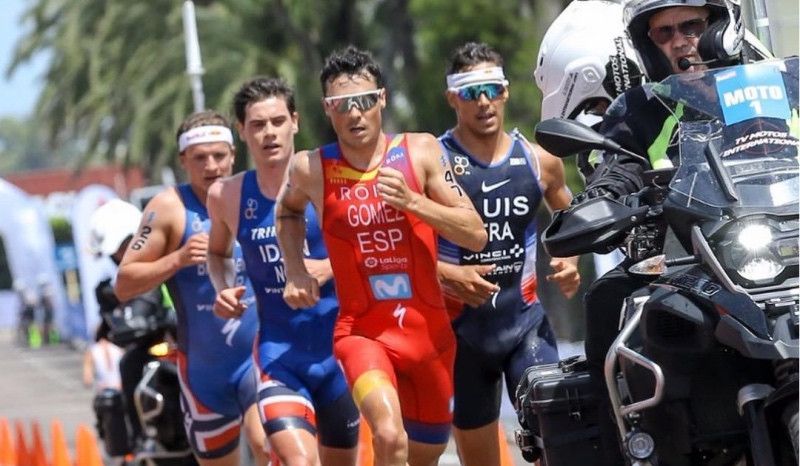 Noya vuelve a subirse al podio en la prueba de Leeds de las Series Mundiales de Triatlón