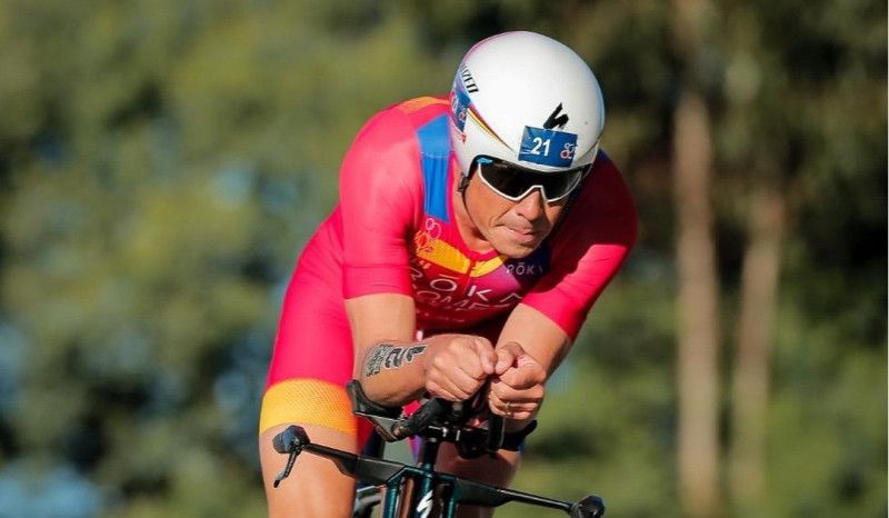'Entreno de calidad' de Gómez Noya en Baiona a una semana de la prueba WTS de Leeds