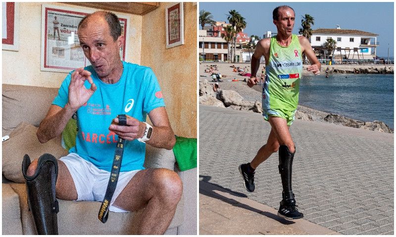 Cómo terminar 11 maratones sin el pie derecho