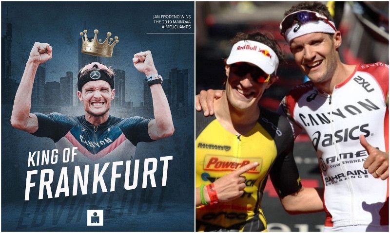 (VÍDEO) El gesto de deportividad para enmarcar de Frodeno con Kienle en el Ironman de Frankfurt