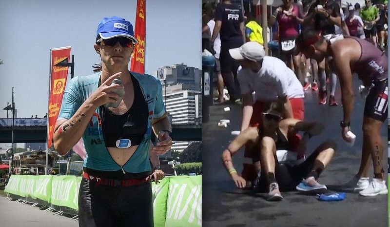 (VÍDEO) El colapso de Sarah True a un km de la victoria en el Ironman de Frankfurt