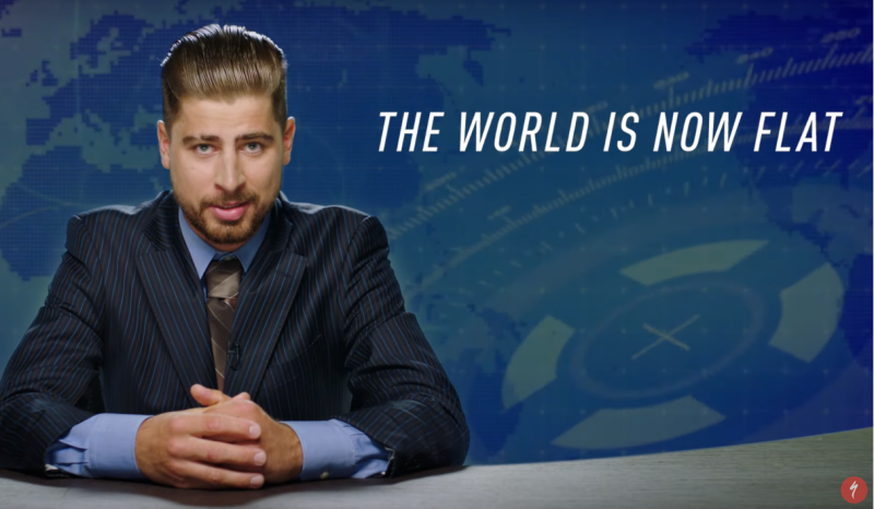 (VÍDEO) El 'show' de Peter Sagan: presentador y reportero de televisión