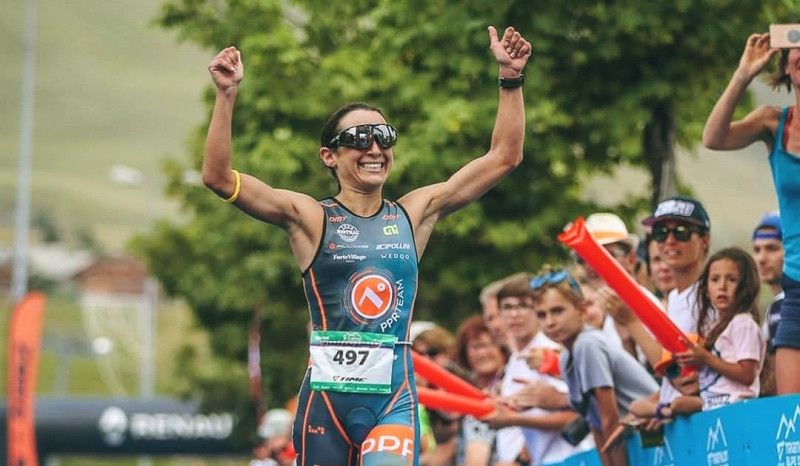 Anna Noguera gana el Duatlón Alpe d'Huez