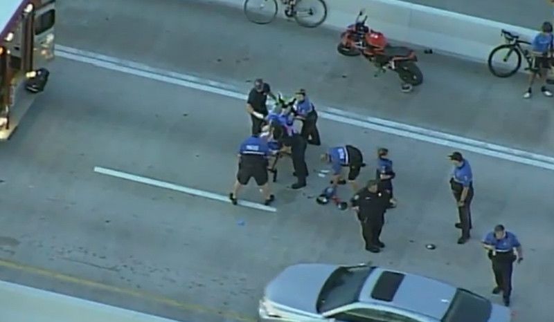 (VÍDEO) Un ciclista de Miami, asesinado a tiros tras una discusión