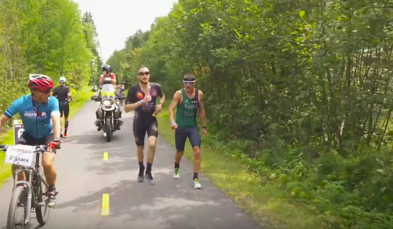 (VÍDEO) Así fue la pasada de Cody Beals a Lionel Sanders en el Ironman Mont-Tremblant 