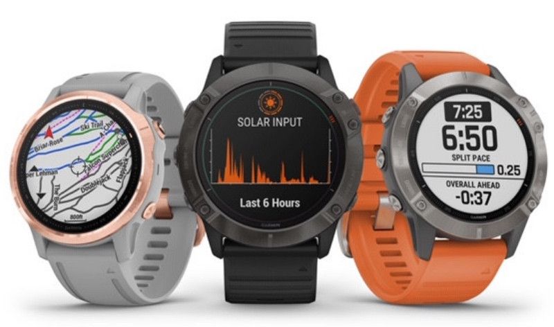 La nueva serie fēnix 6 de Garmin llega con la función de carga solar