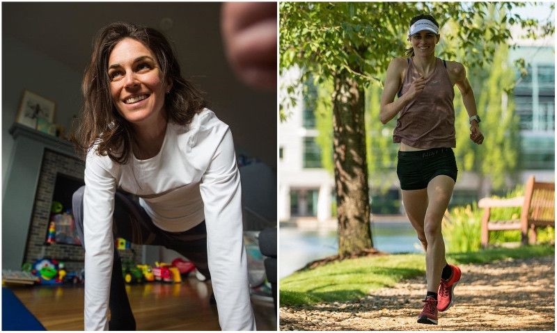 (VÍDEO) Gwen Jorgensen: rutina de ejercicios en casa antes de salir a correr