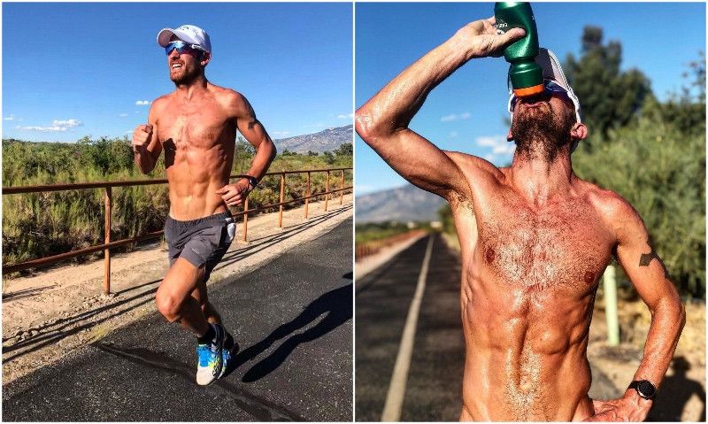 Lionel Sanders afina con series de 5.000.... ¡a 37º de temperatura!