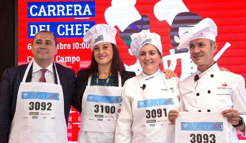 Cocineros de prestigio correrán y elaborarán el avituallamiento de la primera carrera del chef