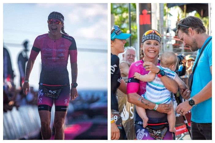 ¡6 meses después de dar a luz y tras completar 3 IRONMAN... ya tiene billete para Kona!