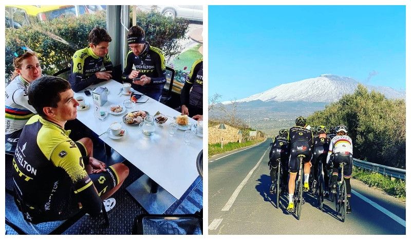 Así entrena la campeona de mundo: más de 200 km diarios... con el equipo masculino de Mitchelton-Scott
