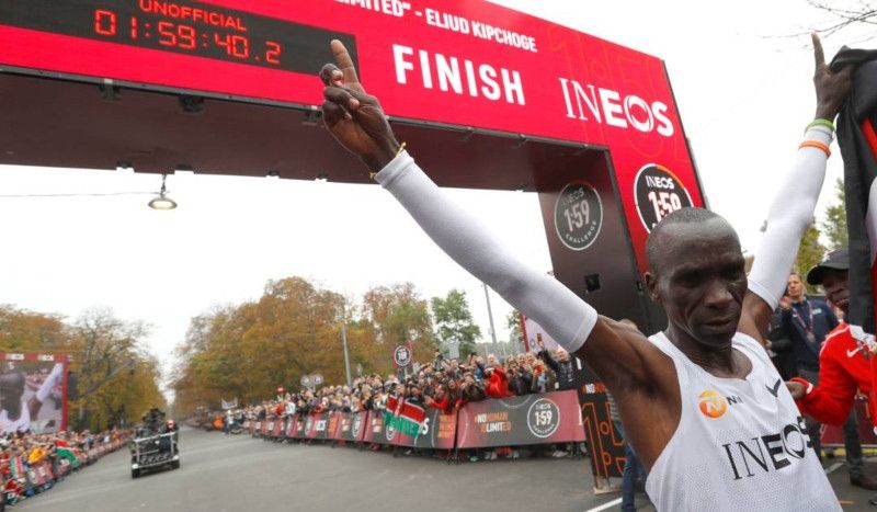 Kipchoge, sobre su histórica marca 'sub-2': "Decir que fue una simulación es un error"