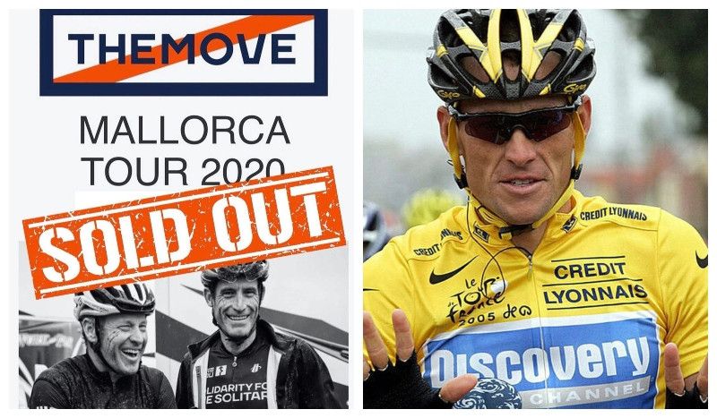 Agotadas las plazas para entrenar con Armstrong por Mallorca a cambio de 27.000 €
