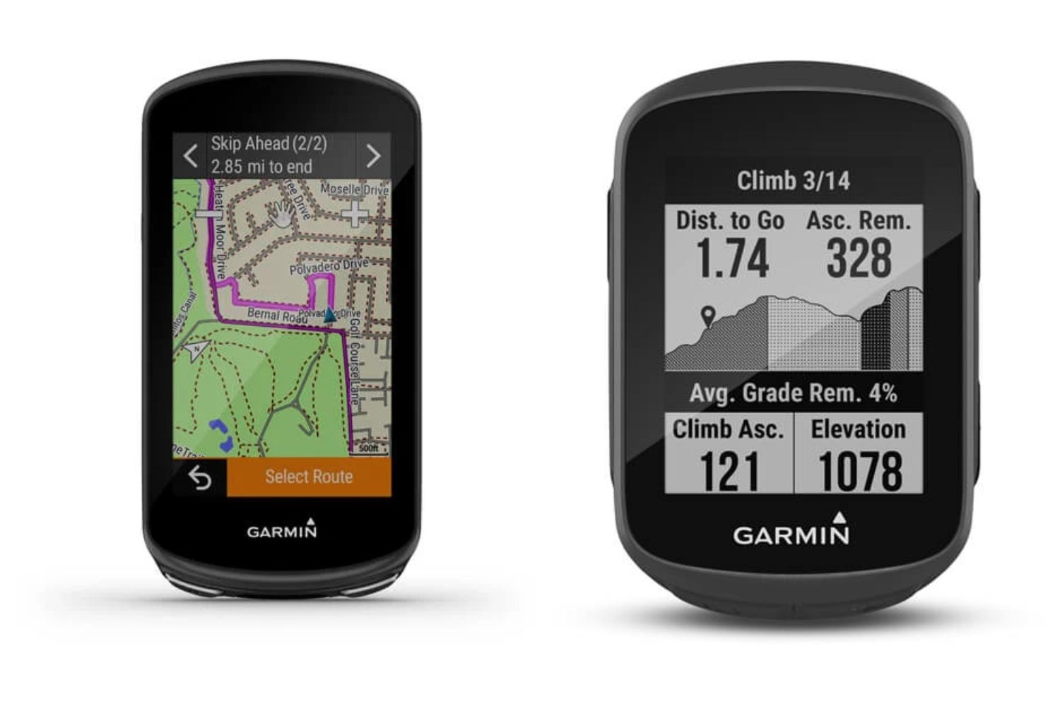 Garmin presenta sus dos nuevos ciclocomputadores Edge.