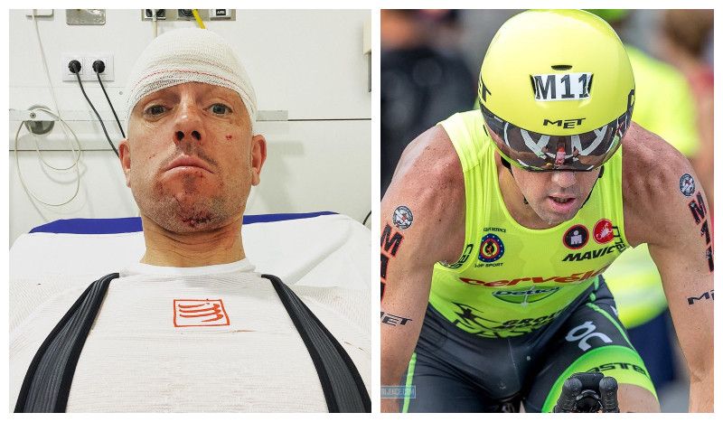 Frederik Van Lierde: "Gracias, casco, por salvarme la vida"