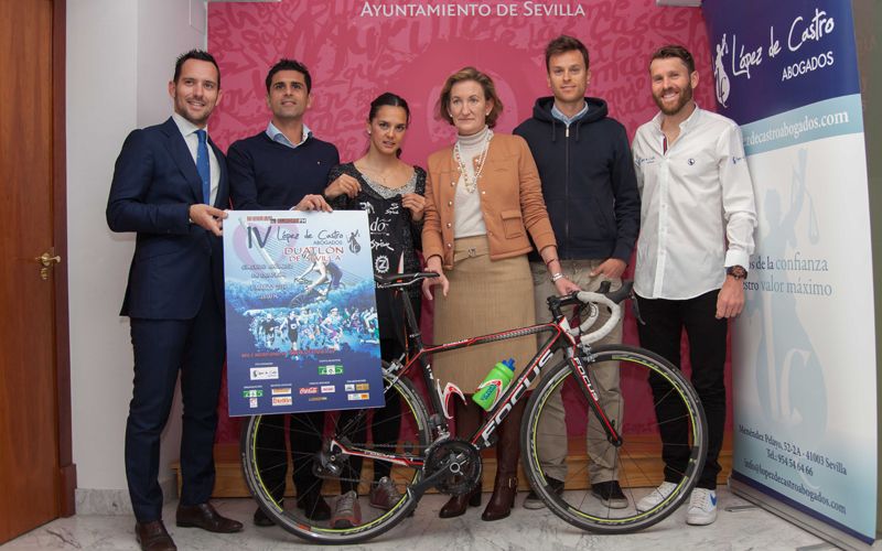 Participación de lujo en el Duatlón de Sevilla