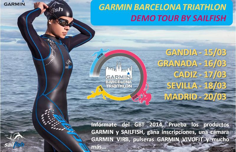 El Garmin Barcelona Triathlon inicia sus Demo Tour by Sailfish