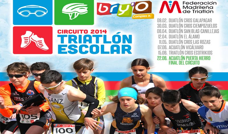 BRY´O, patrocinador oficial del circuito de Triatlón Escolar de la Comunidad de Madrid