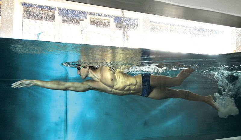 Grábate en la piscina para mejorar