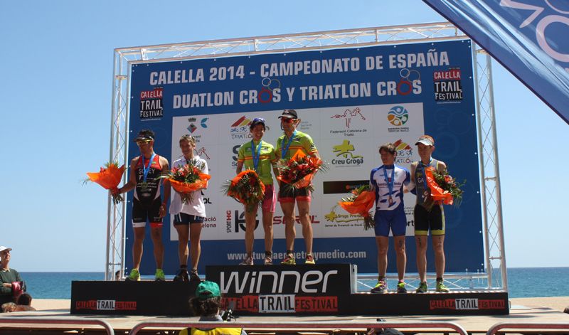 Joan Ruvireta y Mercé Tusell, campeones de España de Triatlón Cross