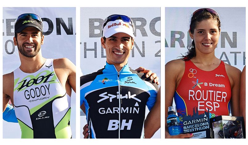 Embajadores de lujo para el Garmin Barcelona Triathlon