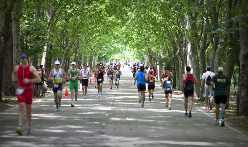 Un Olímpico sin drafting en la Casa de Campo de Madrid