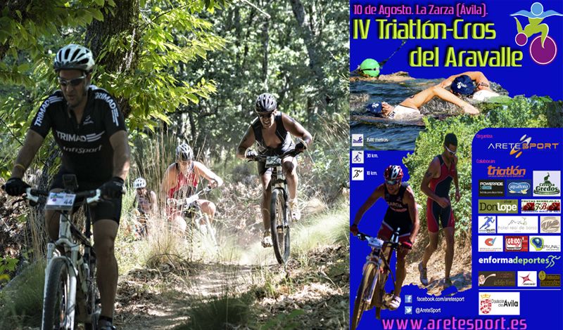 El Triatlón-Cros del Aravalle vuelve al mes de agosto