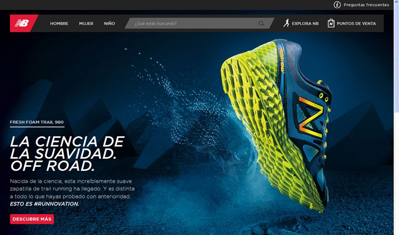 New Balance estrena nueva web