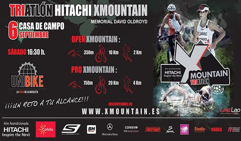 Más de 400 triatletas ya se han inscrito al Hitachi X Mountain de la Casa de Campo
