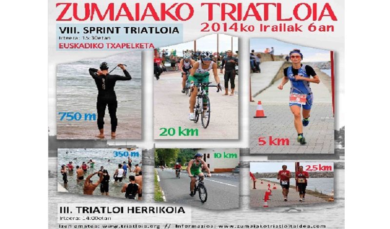 Este sábado, VIII Triatlón de Zumaia