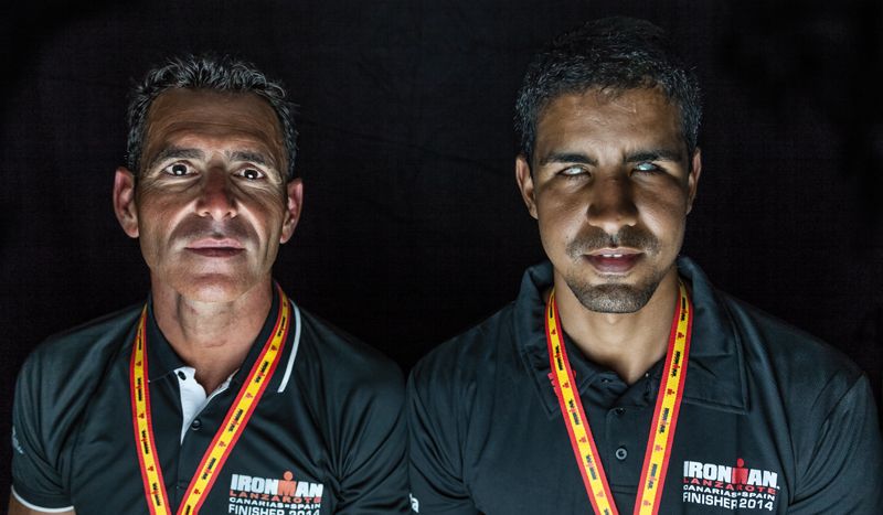 Un Ironman a ciegas: El entrenamiento