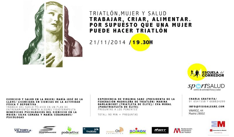 Charla Triatlón, Mujer y Salud