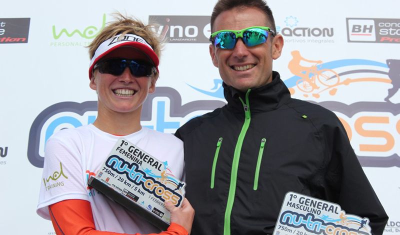 Victor del Corral y Lucy Biddlestone, vencedores del primer Nu-Tri-Cross