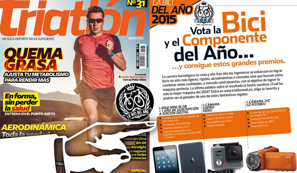 Vota la bici del año y consigue estos grandes premios
