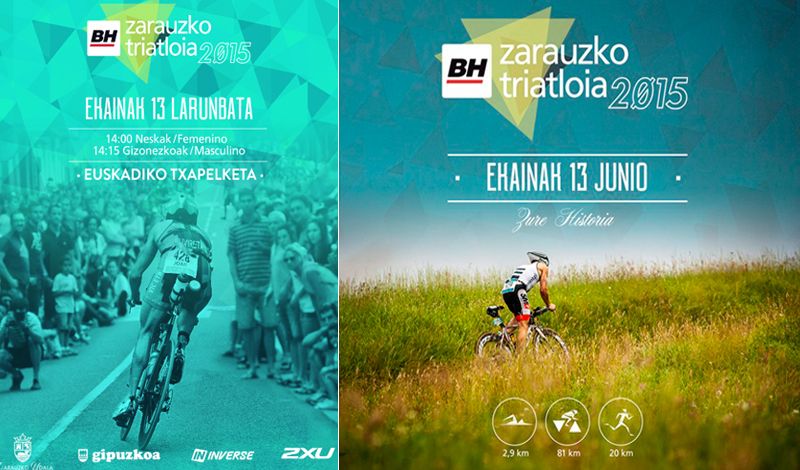 Cartel de lujo en la XXIX edición del Triatlón de Zarautz